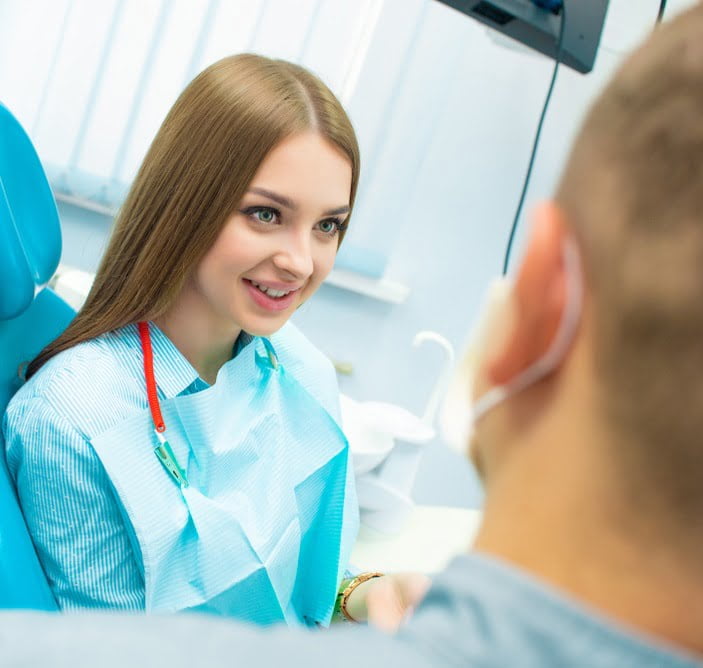 Woman at the dentist - Cosmetic Dentistry in Georgetown, TX Woman at the dentist - Cosmetic Dentistry in Georgetown, TX